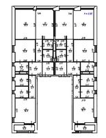 планировка 7 комнатной квартиры площадью 226.9 кв.м - садовые кварталы