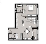 планировка 3 комнатной квартиры площадью 89.7 кв.м - садовые кварталы